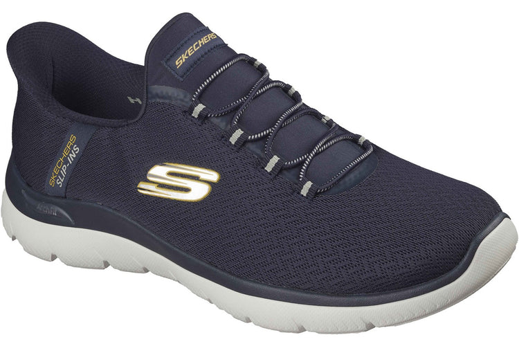 Skechers Slip-Ins Summits Kynor Navy/Yellow Mens Sports