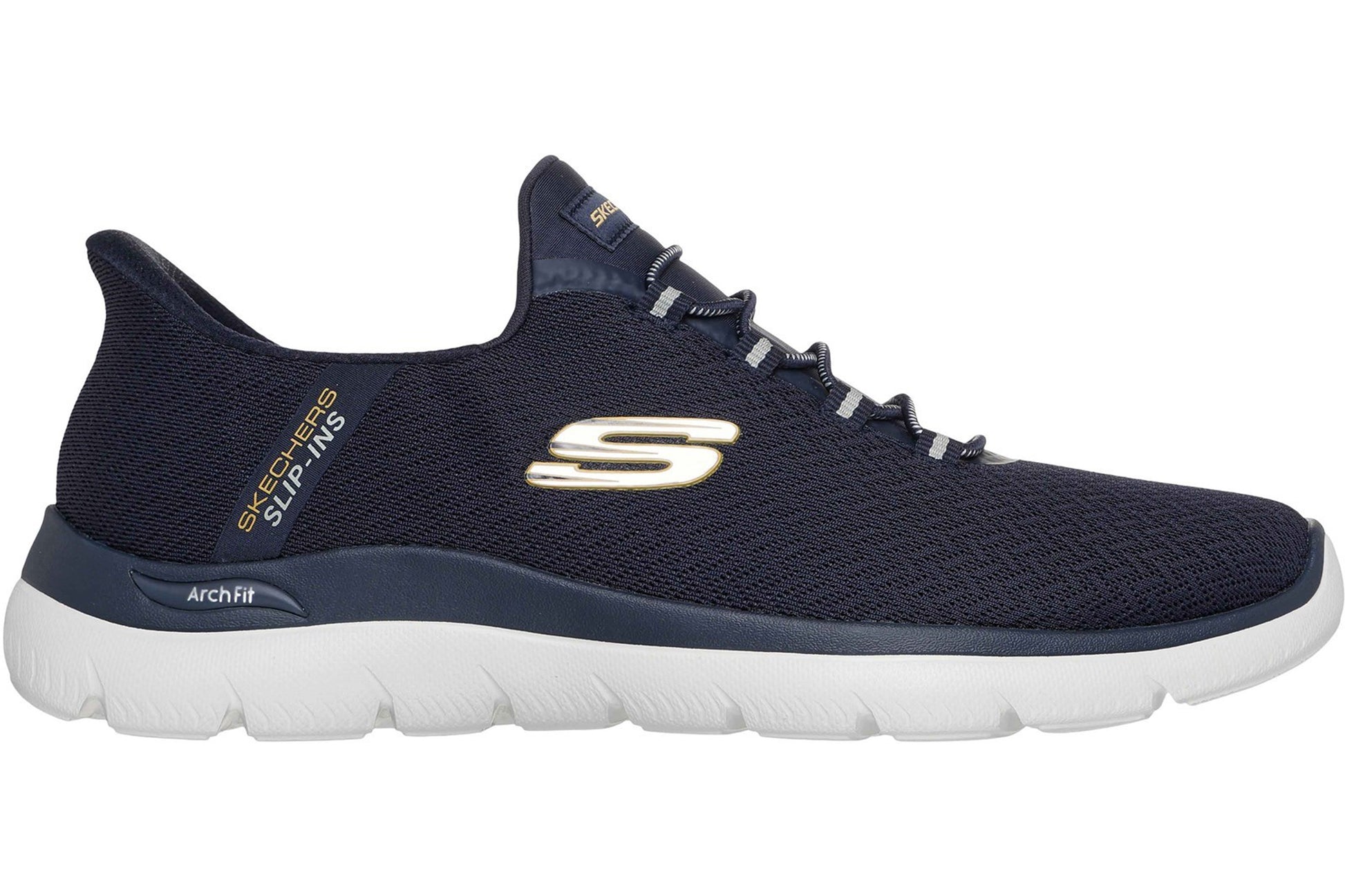 skechers-arch-fit-summits-kynor-mens-sports-navy-yellow-right-side