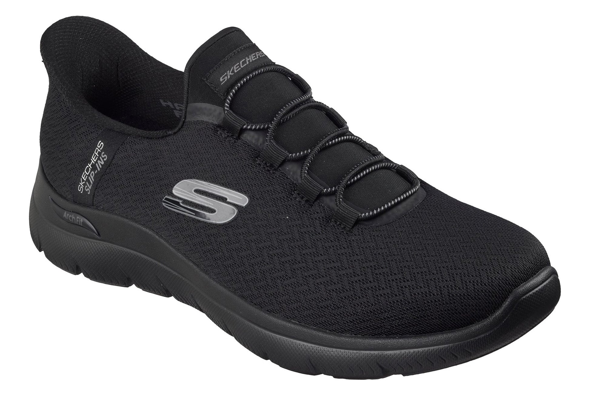 skechers-arch-fit-summits-kynor-trainers-black-black-sole