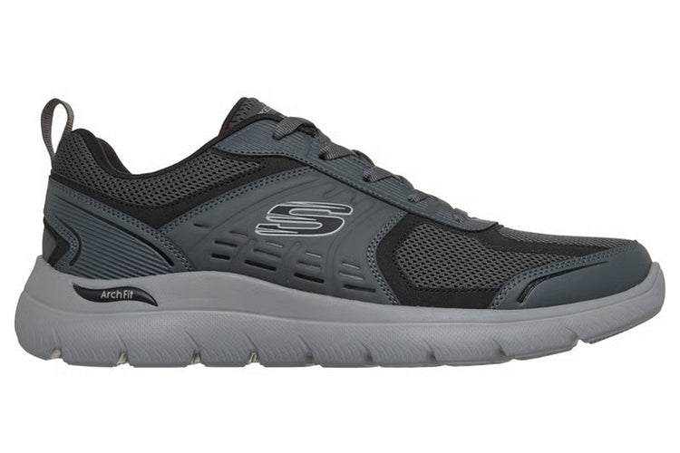 Skechers Arch Summit Leege 233179 Charcoal/Black Mens Shoes