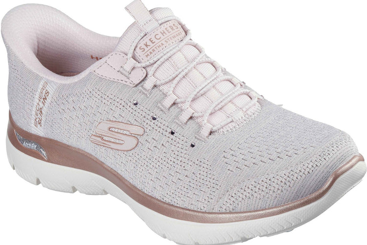 Skechers Slip-Ins Martha Stewart Light Pink Womens Sports
