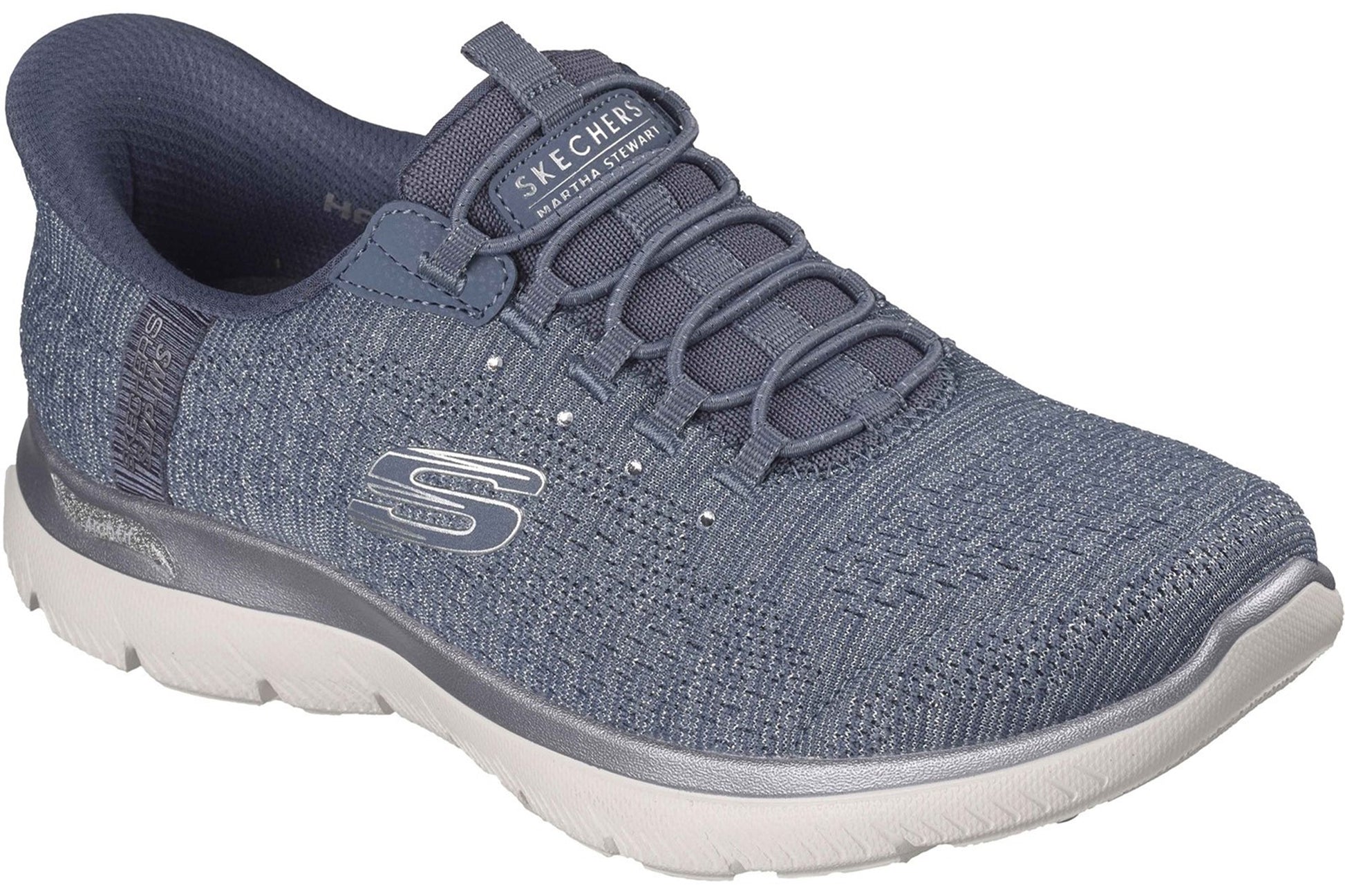 skechers-arch-fit-summits-soft-shimmer-ladies-sports-slate-right-angle