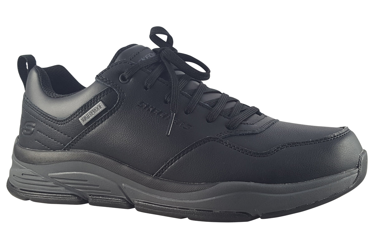 skechers benago 210021 black shoes right