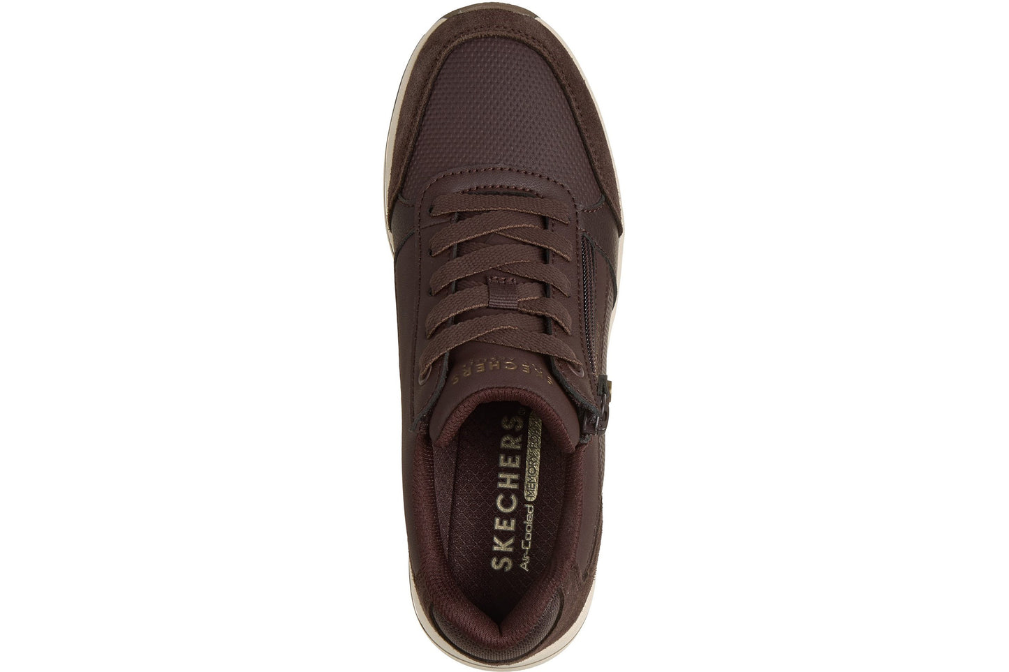 Skechers Billion Flex Luxe Up Chocolate Womens Fashion Trainers