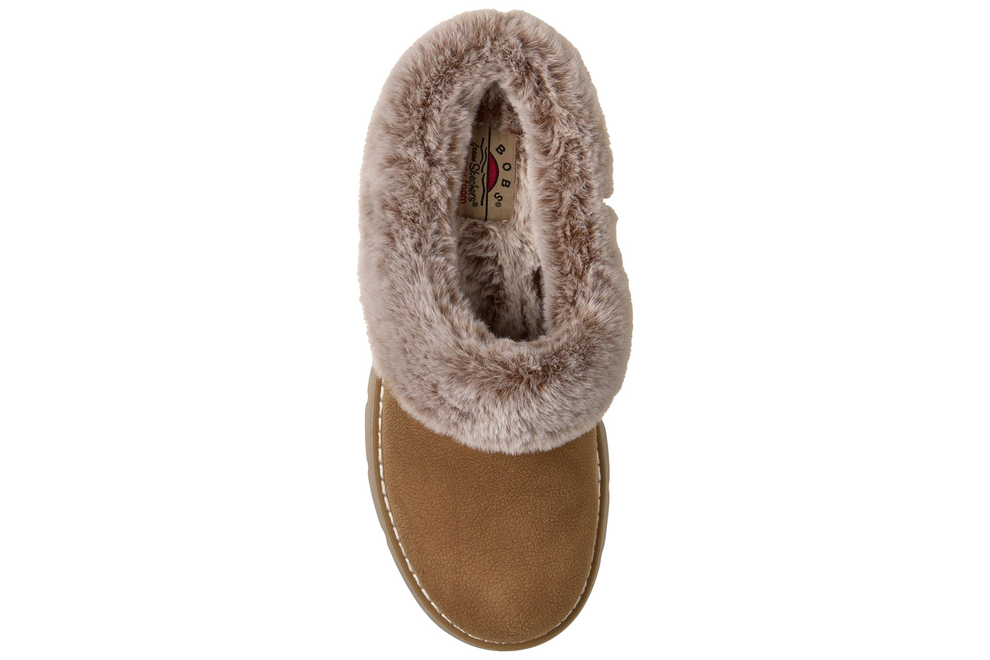 Skechers Bobs Cozy Blend 114762 Womens Slippers Chestnut