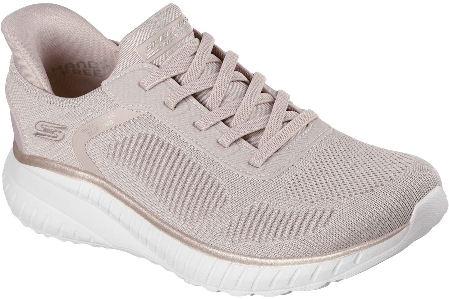 Skechers BOBS Sport Squad Chaos Natural/Gold Womens Sports