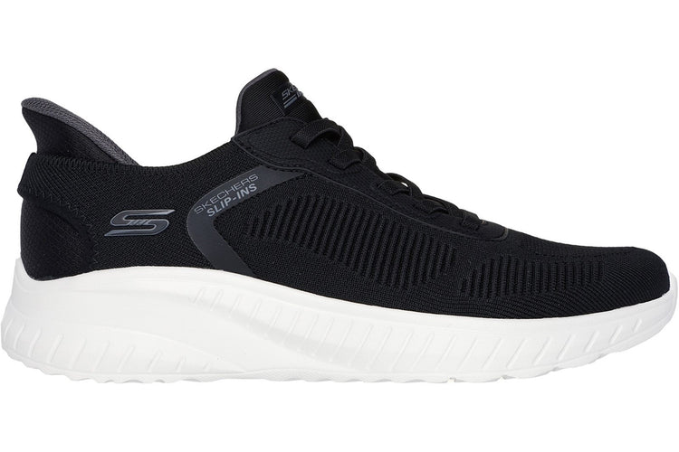 Skechers Slip-Ins Bobs Sport Squad Chaos Black Mens Trainers