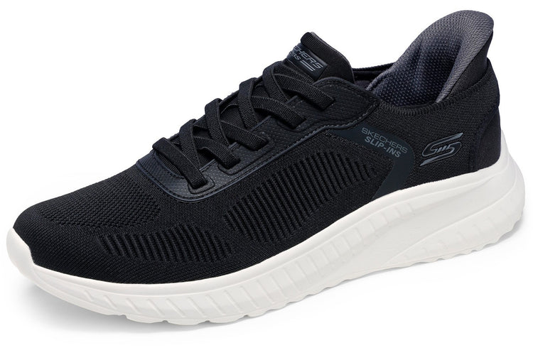Skechers Slip-Ins Bobs Sport Squad Chaos Black Mens Trainers