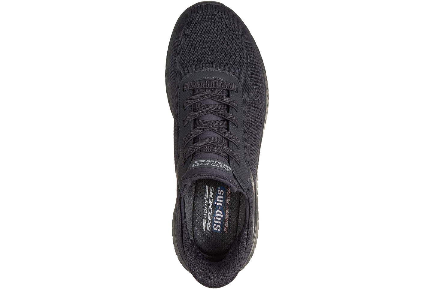 Skechers Slip-Ins Bobs Sport Squad Chaos Dark Charcoal Mens Trainers