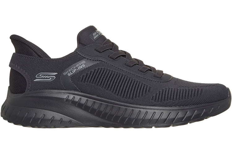 Skechers Slip-Ins Bobs Sport Squad Chaos Dark Charcoal Mens Trainers