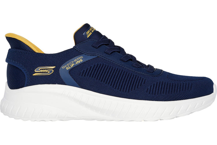 Skechers Slip-Ins Bobs Sport Squad Chaos Navy Mens Trainers