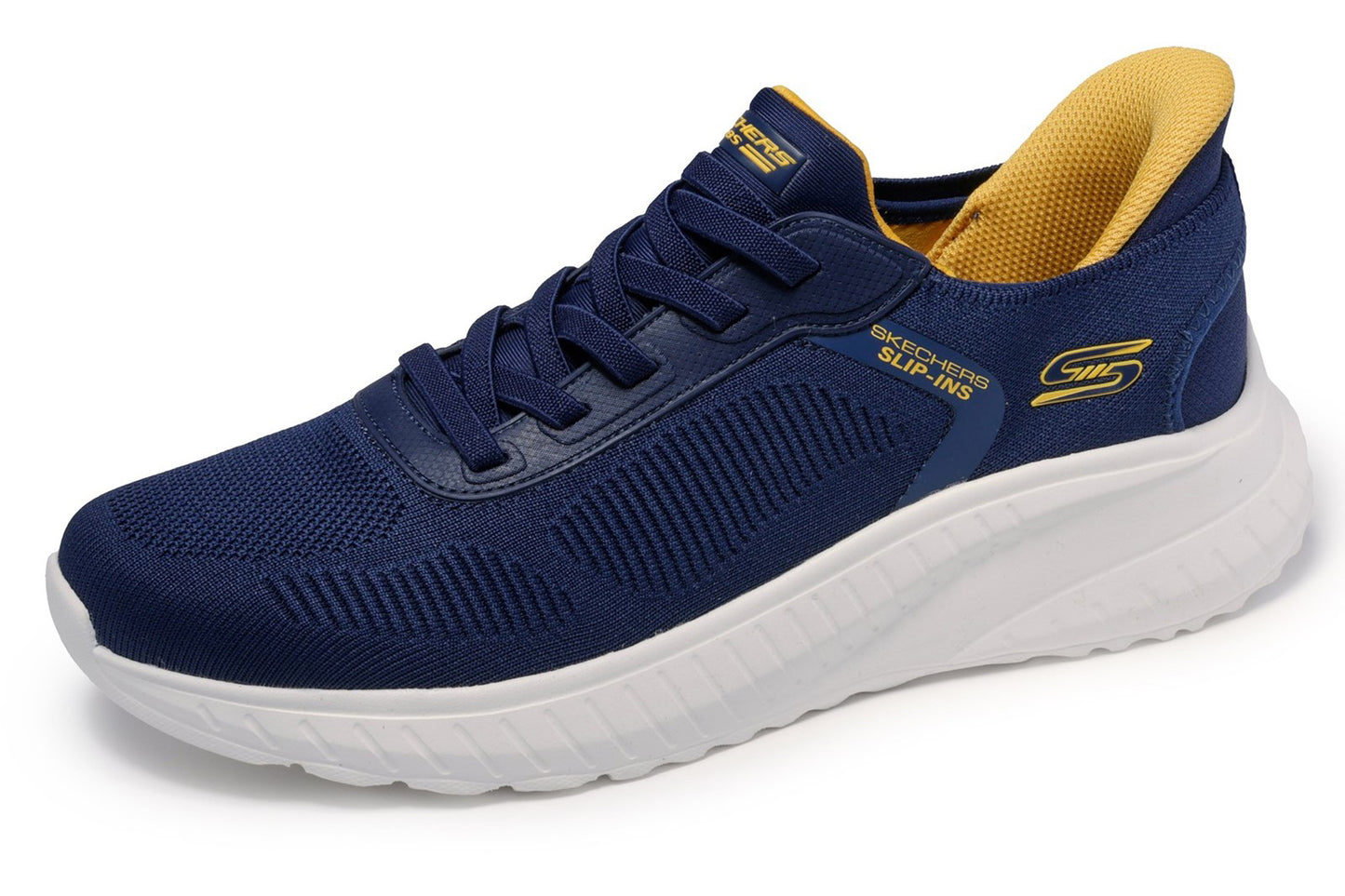 Skechers Slip-Ins Bobs Sport Squad Chaos Navy Mens Trainers