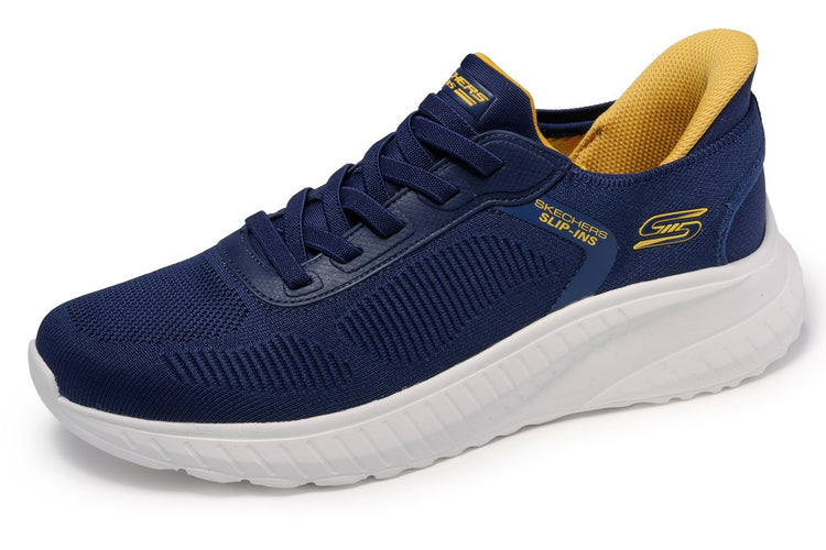 Skechers Slip-Ins Bobs Sport Squad Chaos Navy Mens Trainers