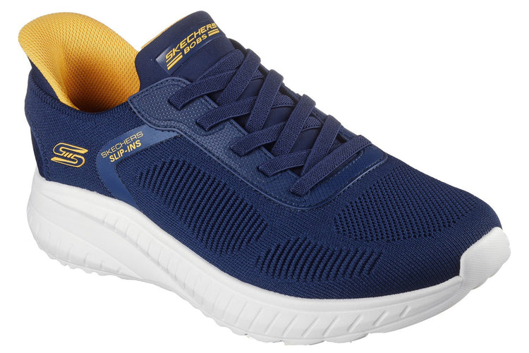 Skechers Slip-Ins Bobs Sport Squad Chaos Navy Mens Trainers
