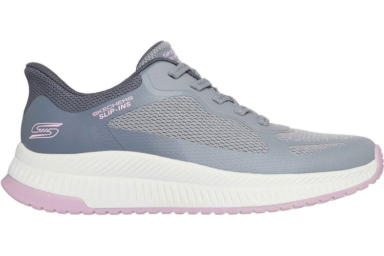 Skechers BOBS Squad 4 Staple Look Grey/Multi Womens Sports