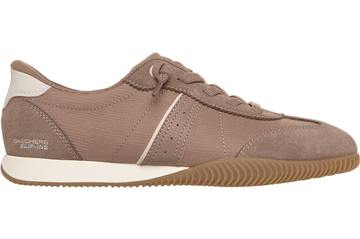 Skechers Bobs Starlight Quick Split Mocha Ripstop Womens Fashion Trainers