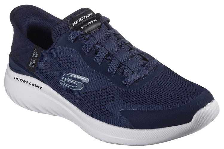 Skechers Slip-Ins Bounder 2 Emerged Navy Mens Trainers
