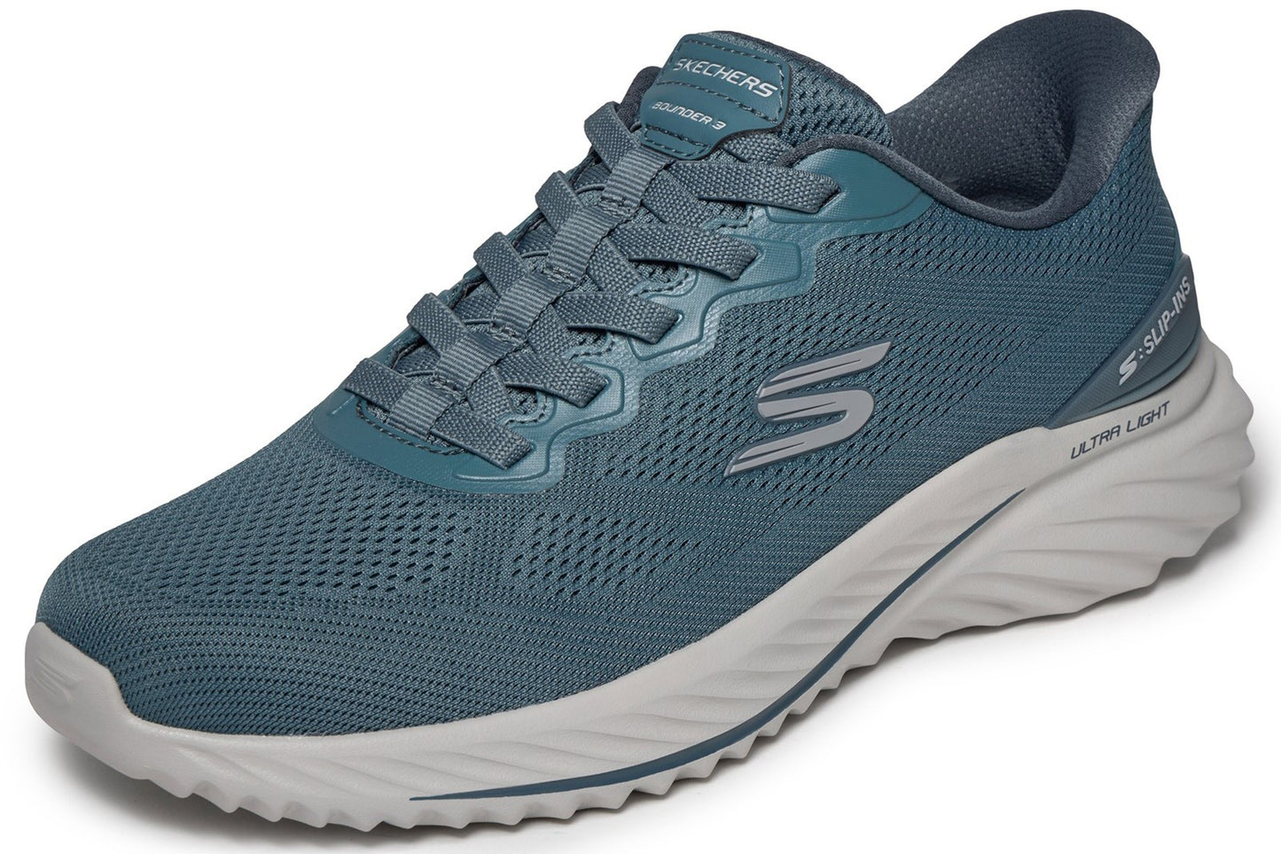 Skechers Slip-Ins Bounder 3.0 Reoccurence Slate Mens Trainers