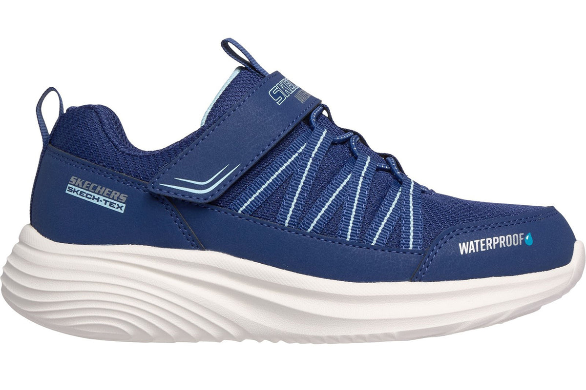Skechers Bounder Pro Aqua Step Navy Synthetic/Textile/Trim Girls Shoes