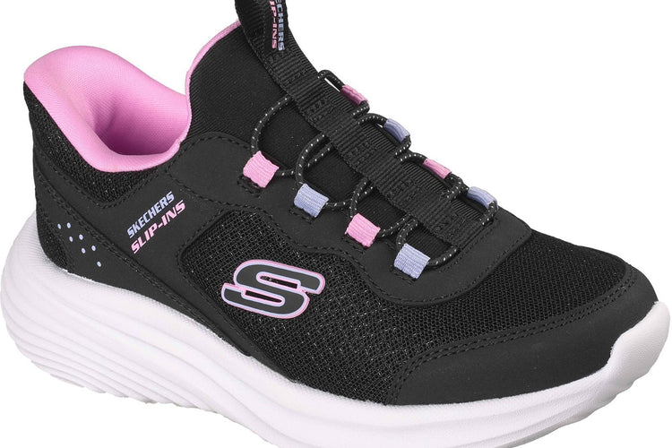 Skechers Slip-Ins Bounder Pro Black Girls Sports