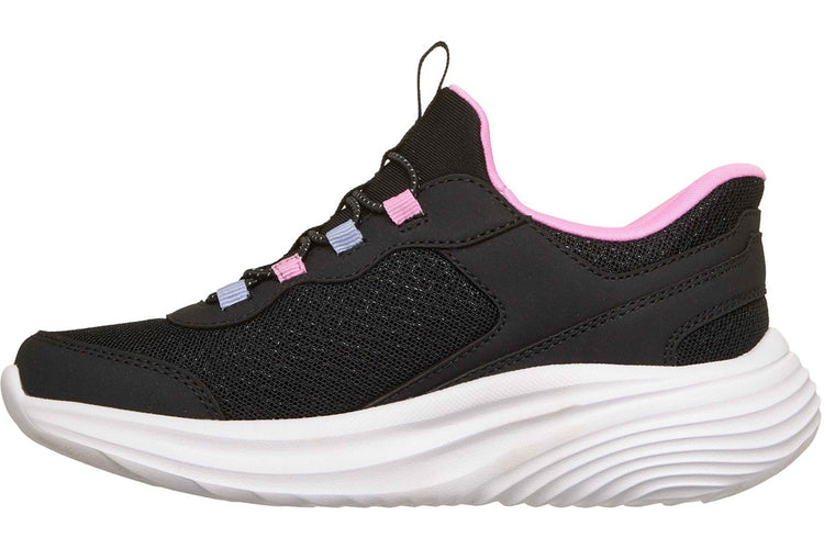 Skechers Slip-Ins Bounder Pro Black Girls Sports