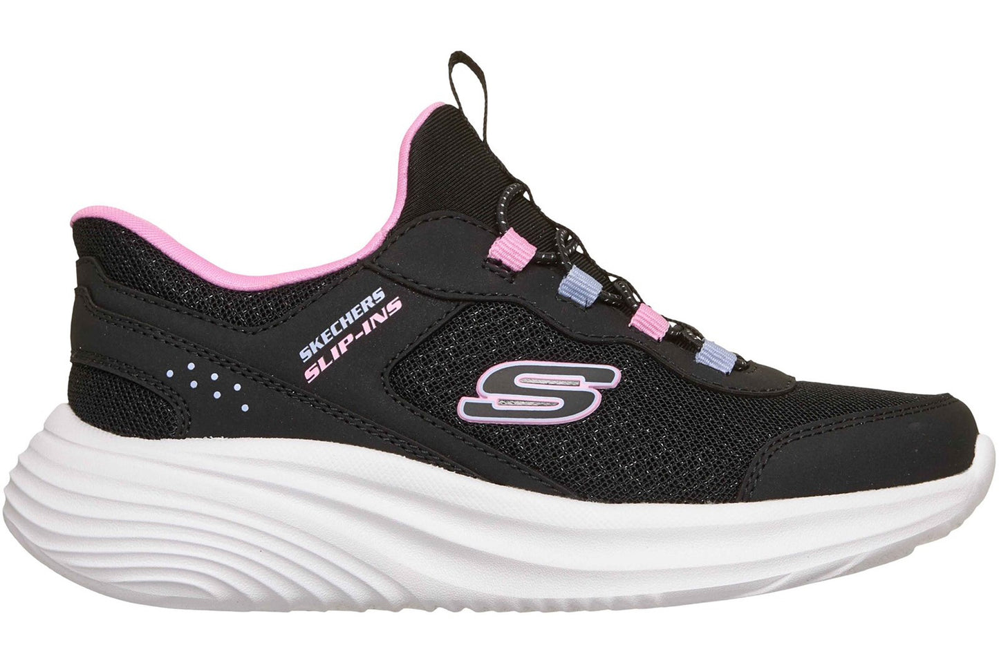 Skechers Slip-Ins Bounder Pro Black Girls Sports