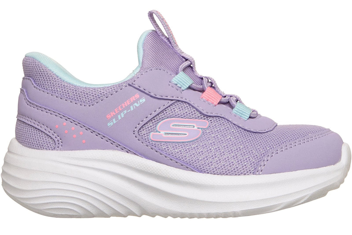 Skechers Bounder Pro Step One Lavender Synthetic/Trim Girls Sports