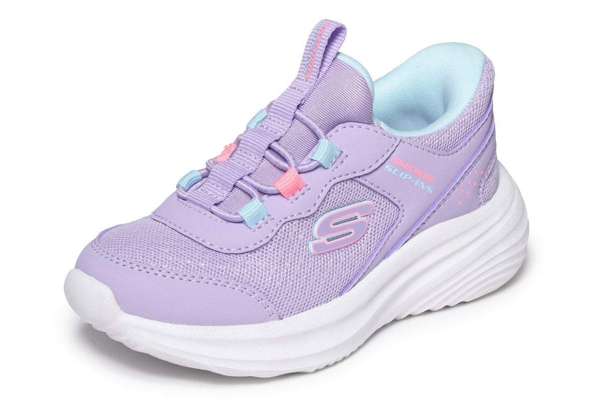 Skechers Bounder Pro Step One Lavender Synthetic/Trim Girls Sports