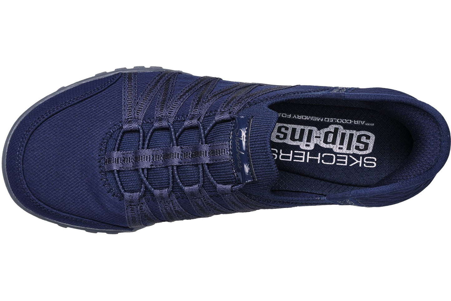 Skechers Breathe Easy Roll With Me Navy Womens Fashion Trainers
