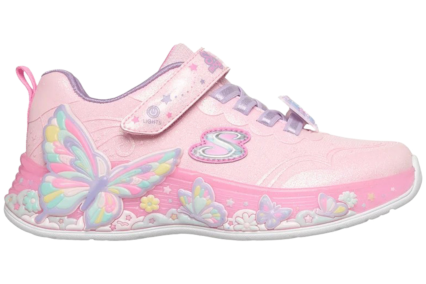 Skechers Butterfly Bliss 303065L Light Pink/Multi Girls Sports