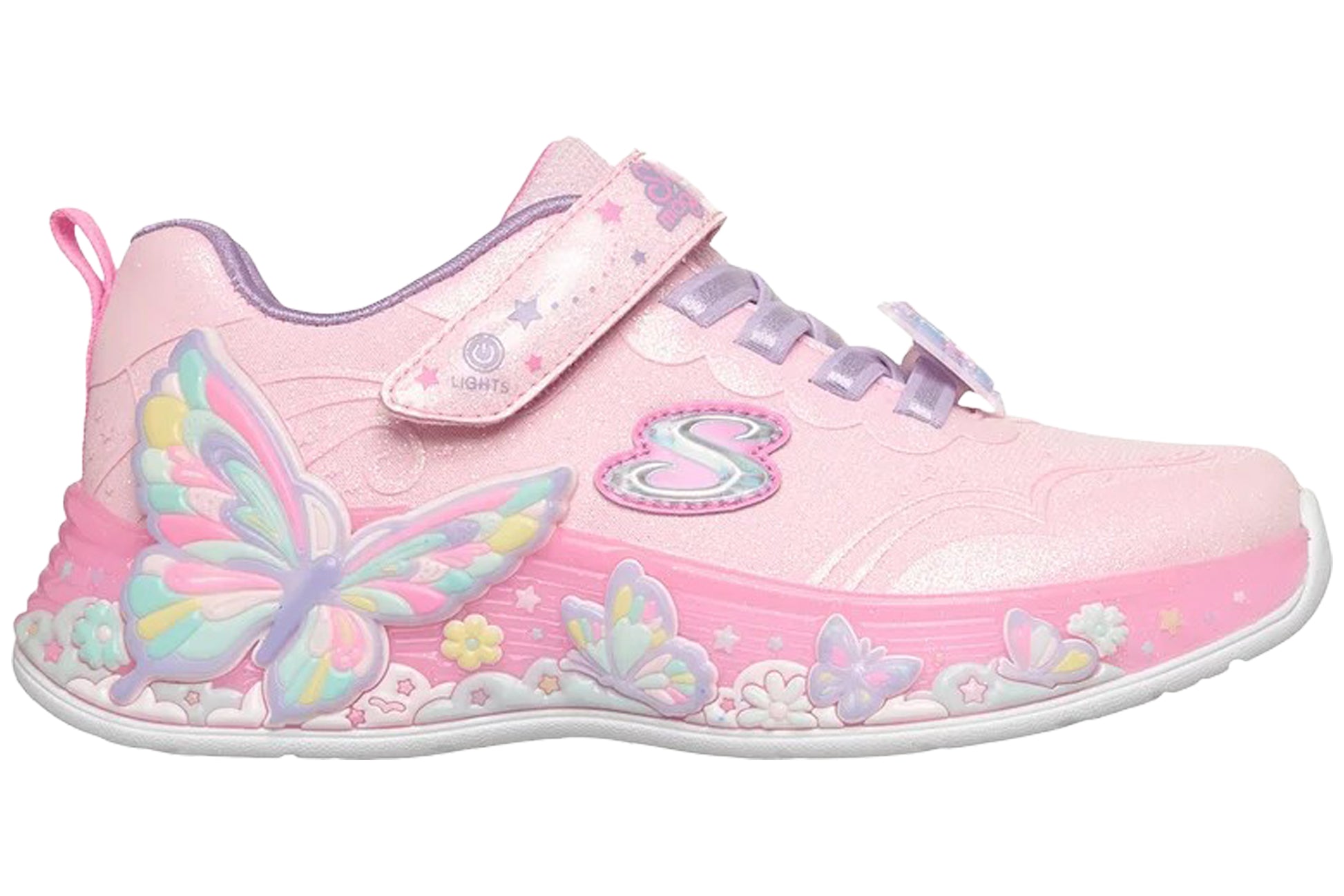 skechers-butterfly-bliss-306065l-girls-trainers-light-pink-multi-right