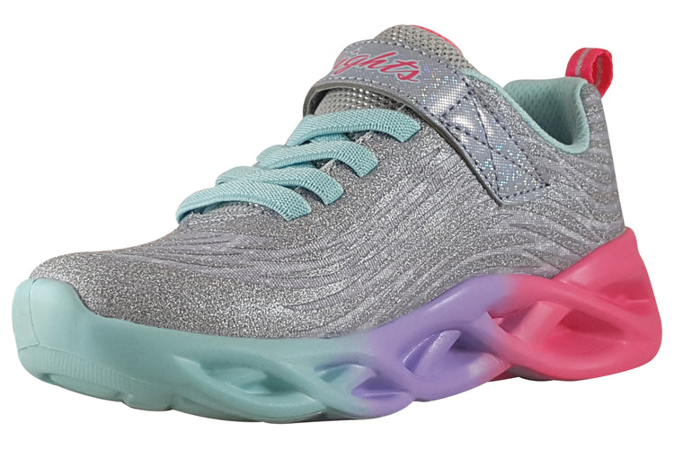 Skechers Color Radiant 302325L Silver Multi Girls Sports