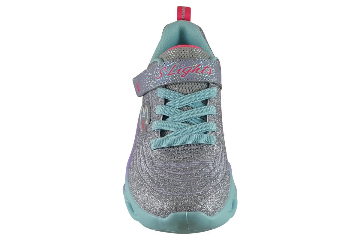 skechers-color-radiant-silver-multi-trainers-top