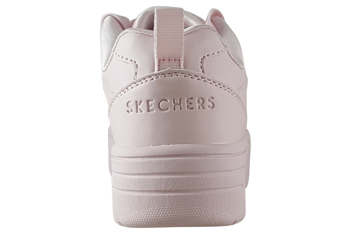 skechers color zone light pink shoes back