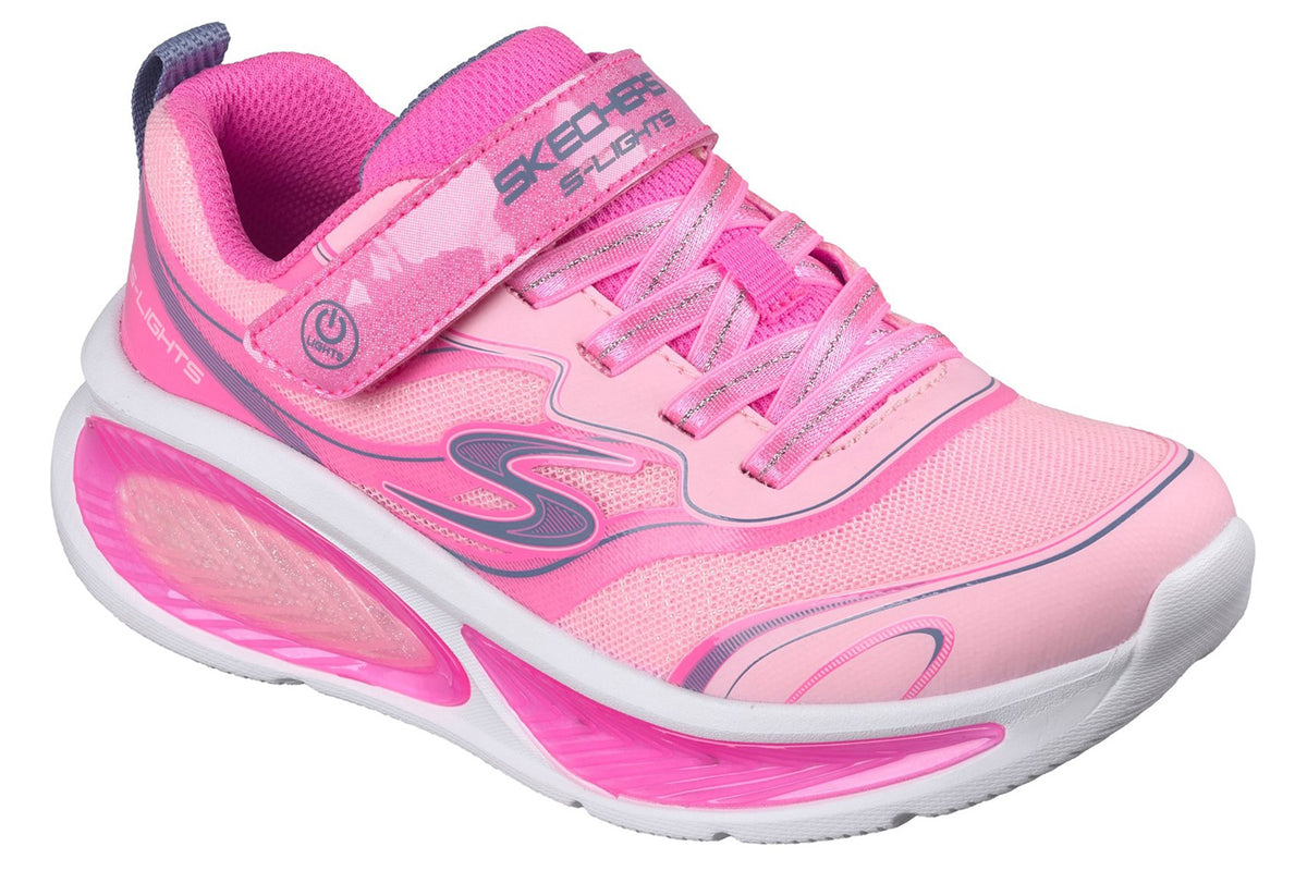 Skechers Cosmic Glow 2 Pink/Sparkls/Multi Trim Girls Sports