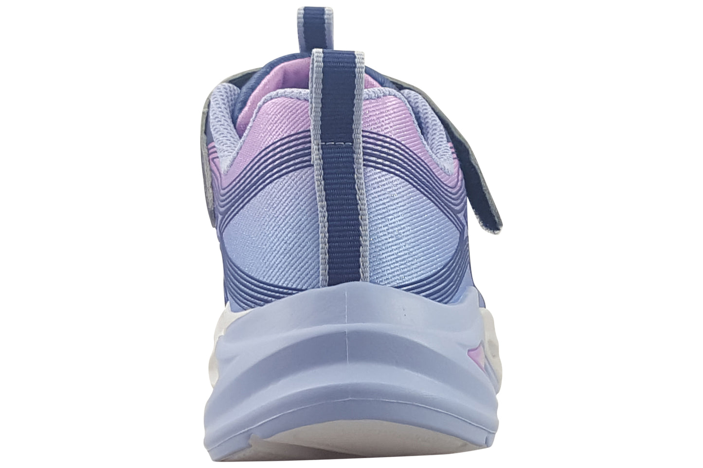 skechers cosmic glow navy multi trainers back