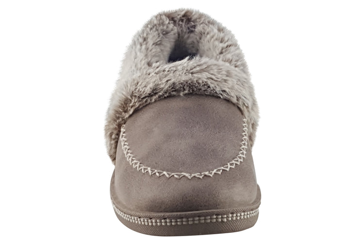 Skechers Cosy Camp LetsToast 167622 Taupe Womens Slippers