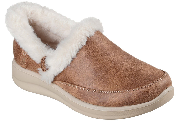 Skechers Cozy Escape Chestnut Womens Slippers