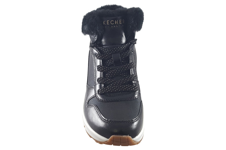 Skechers Cozy On Air 310518L Black Girls Boots