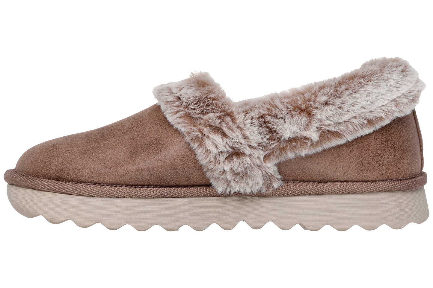 Skechers Cozy Up 169027 Womens Slippers Taupe