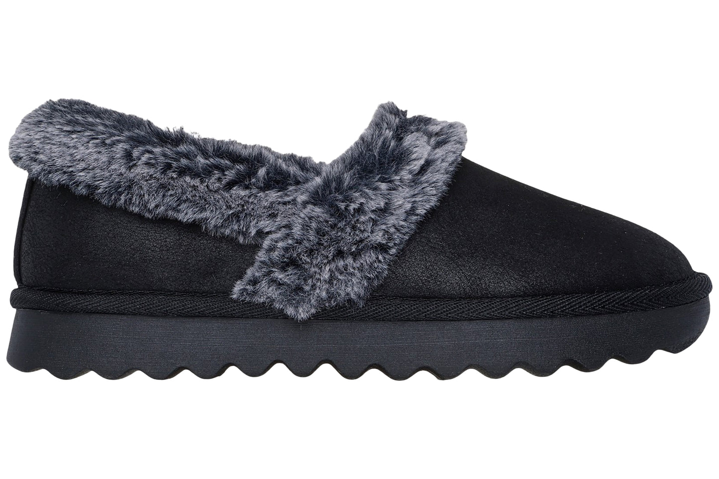 Skechers Cozy Up Black Womens Slippers