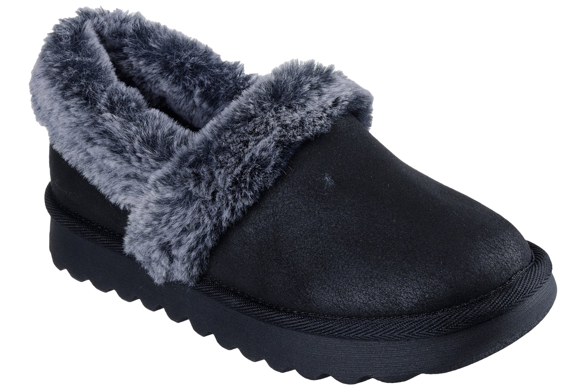 skechers-cozy-up-black-classic-ladies-slippers-right