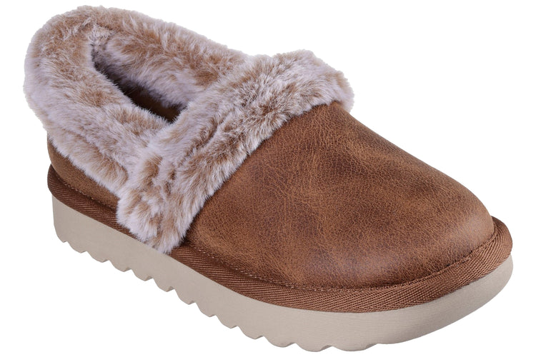 Skechers Cozy Up Chestnut Womens Slippers