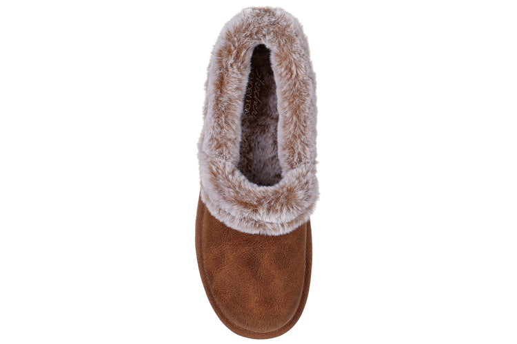 Skechers Cozy Up Chestnut Womens Slippers