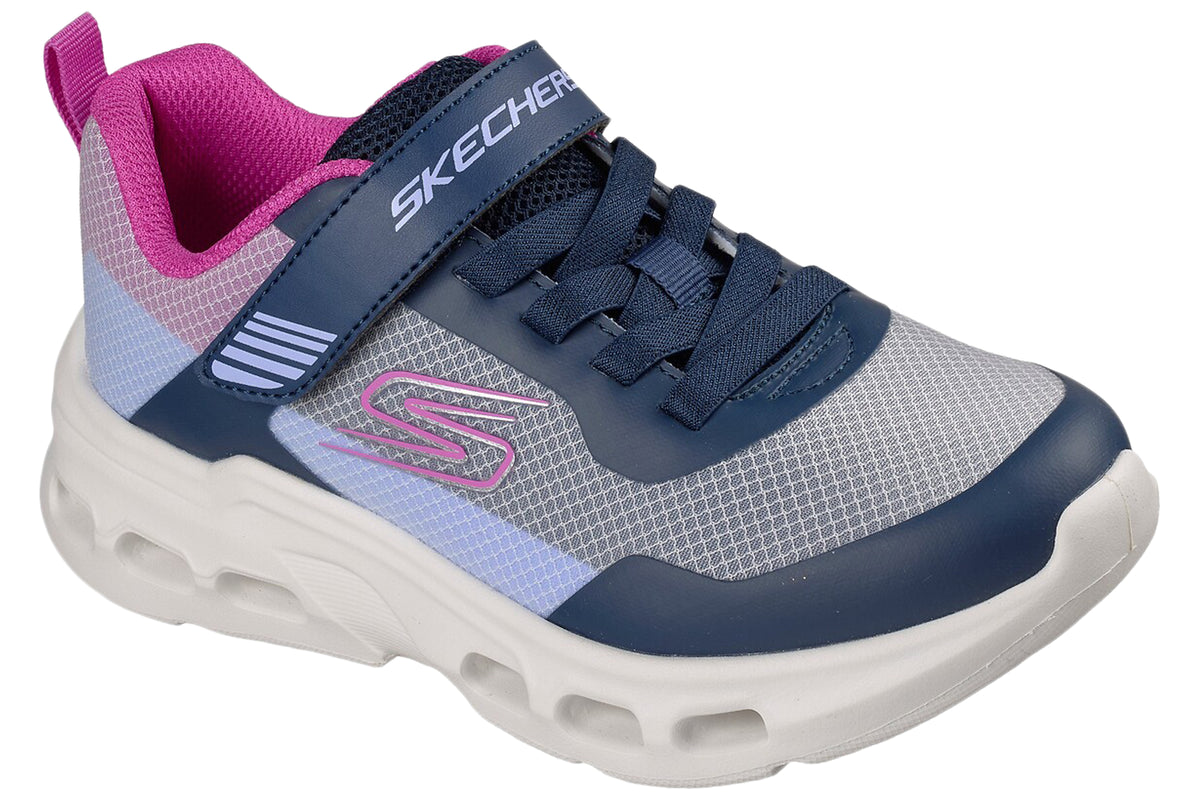 skechers-dazzle-steps-303729nc-girls-trainers-pink-lavender-right-angle