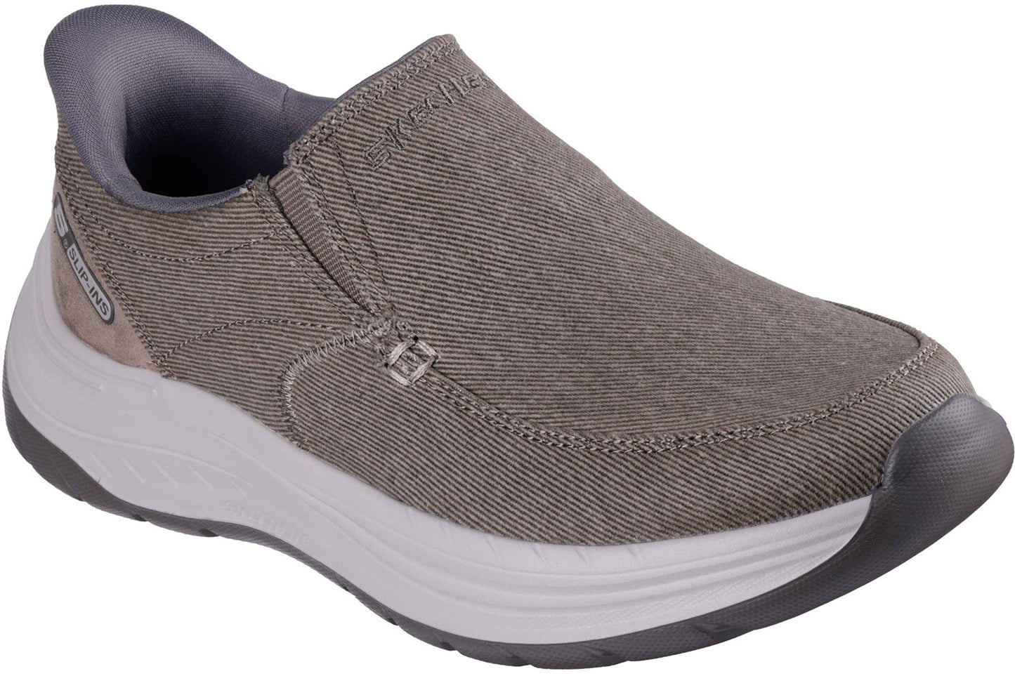 Skechers Slip-Ins Decklin Gullive Taupe Mens Shoes