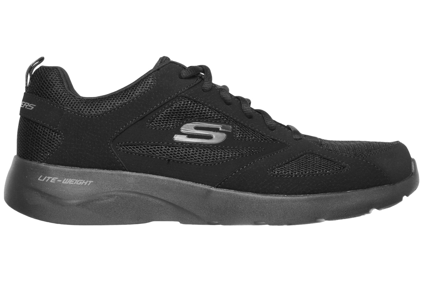 Skechers Dynamight 2.0 Black Mens Trainers