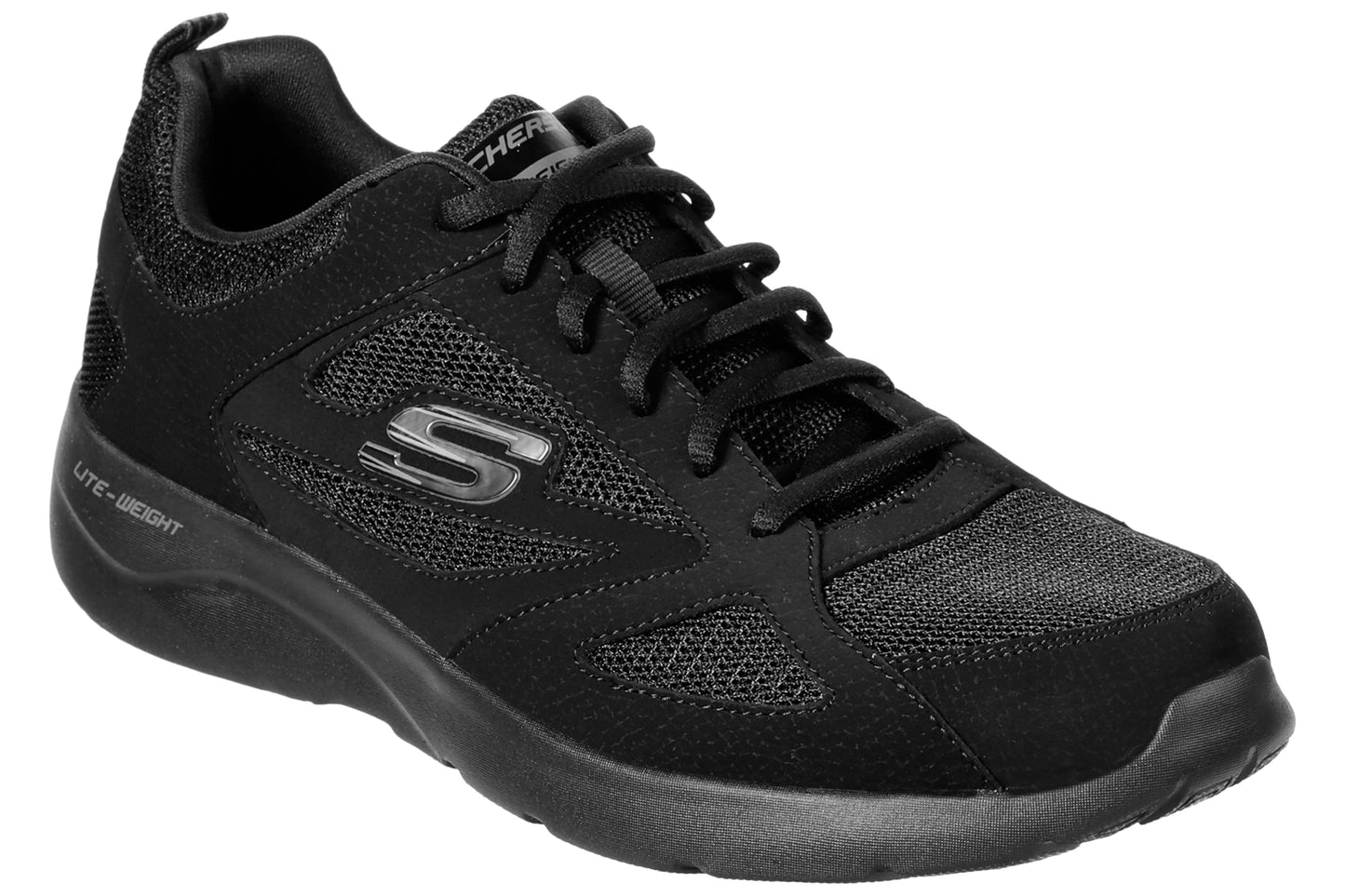 Skechers Dynamight 2.0 Black Mens Trainers