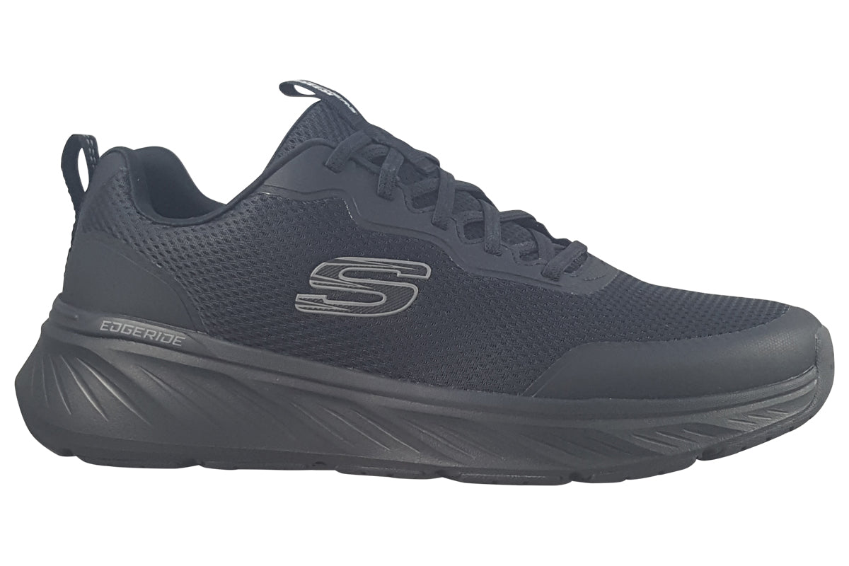skechers edgeride black trainers right