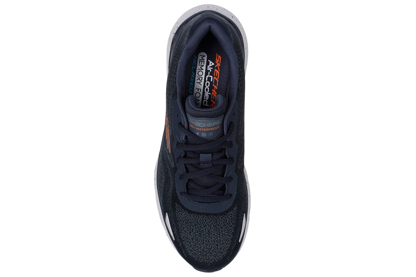 Skechers Edgeride Konzo Shoe Navy/Orange Mens Sports